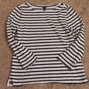 J. Crew Boatneck Stripe shirt